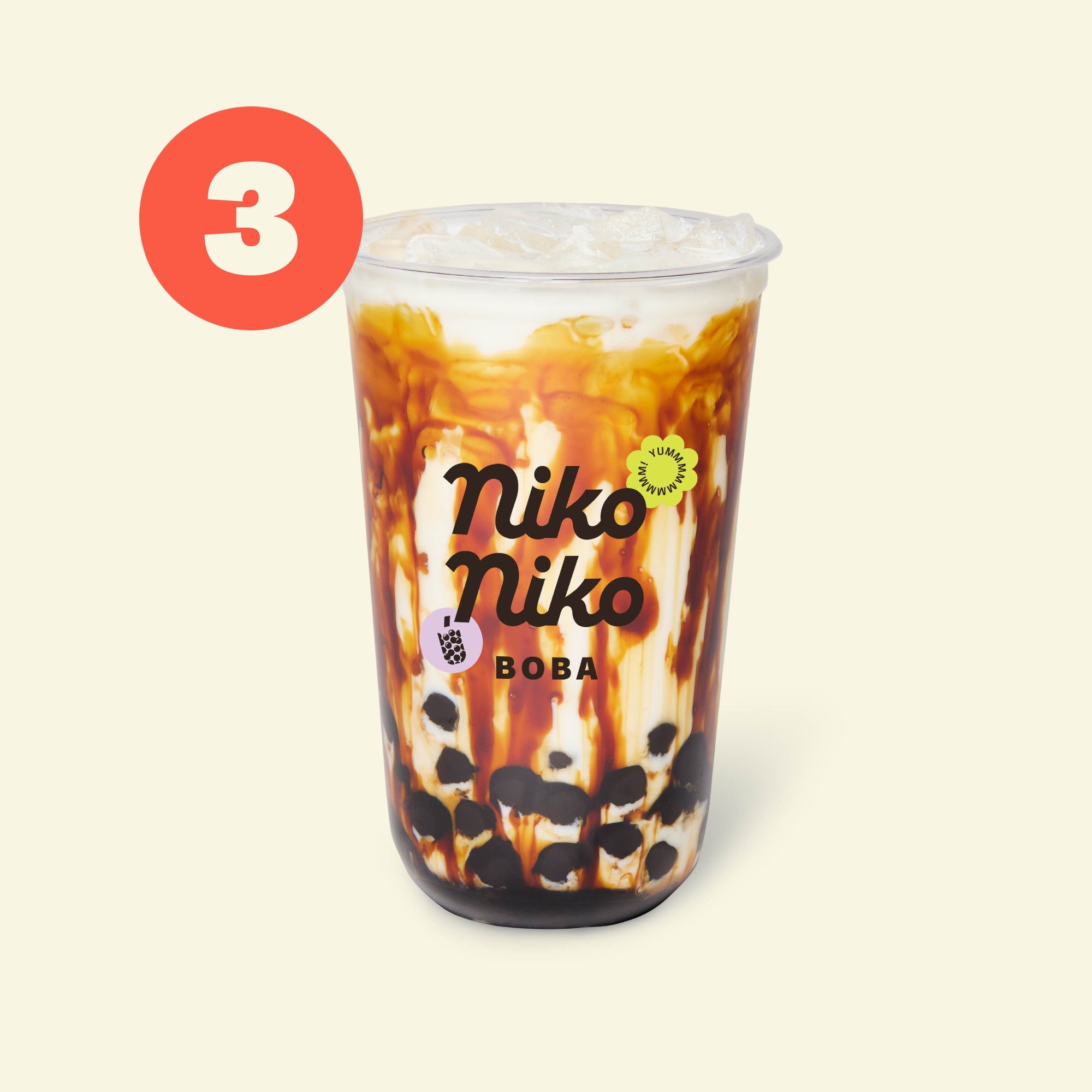 Tiger Latte | Niko Niko Boba