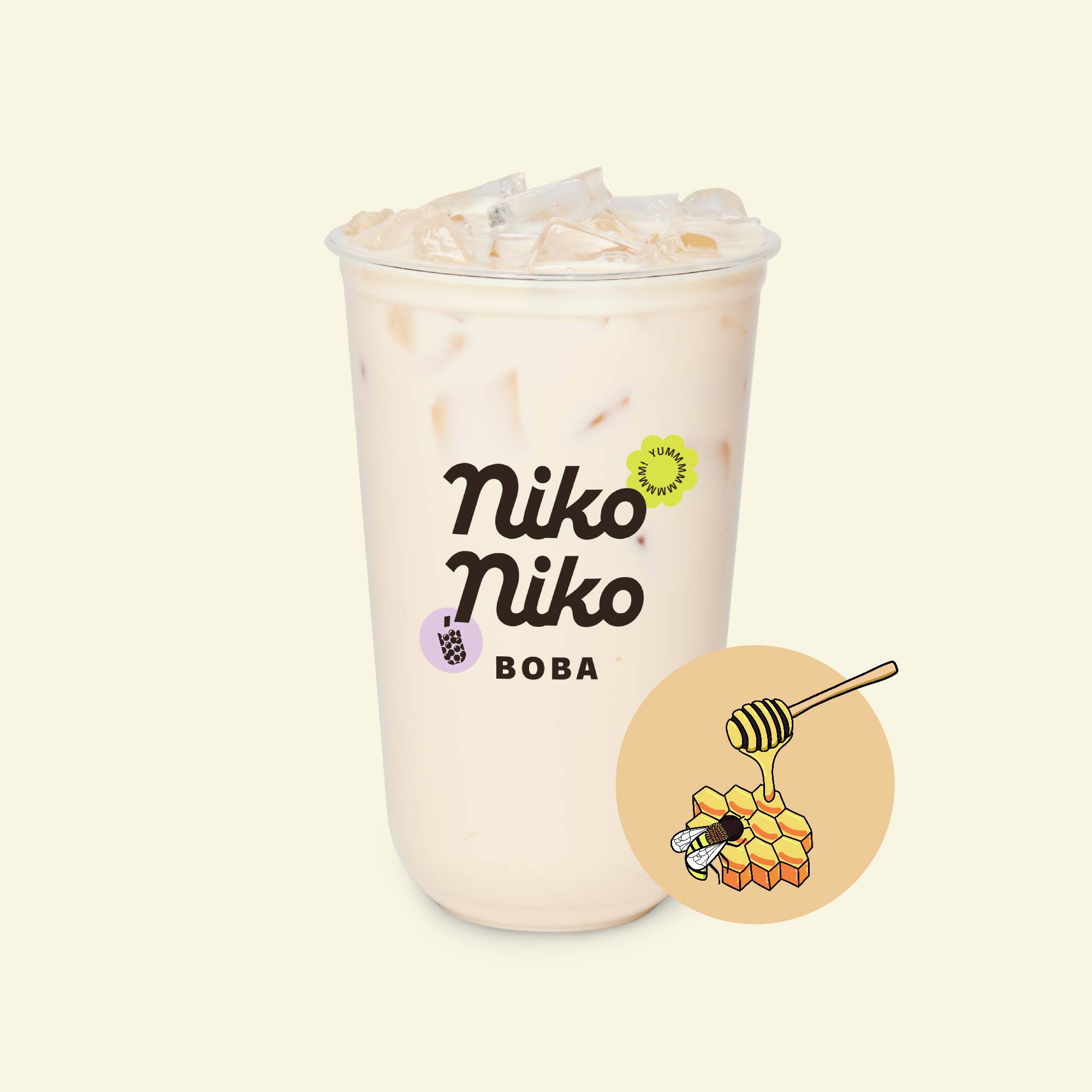 Sakura Milk Tea | Niko Niko Boba