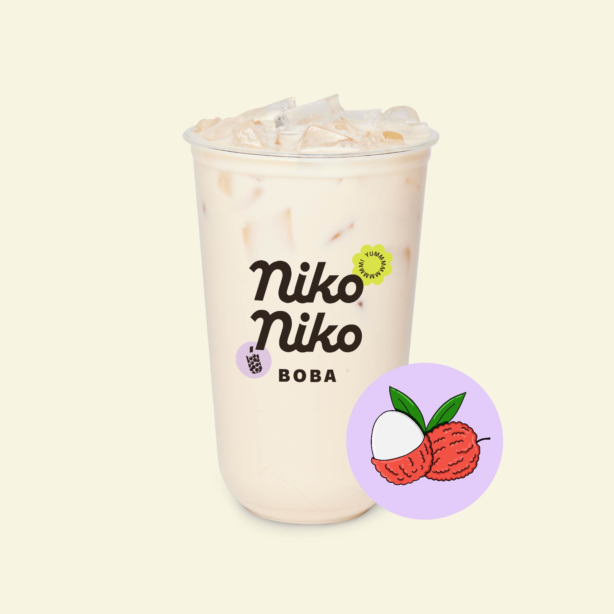 Lavender Milk Tea | Niko Niko Boba